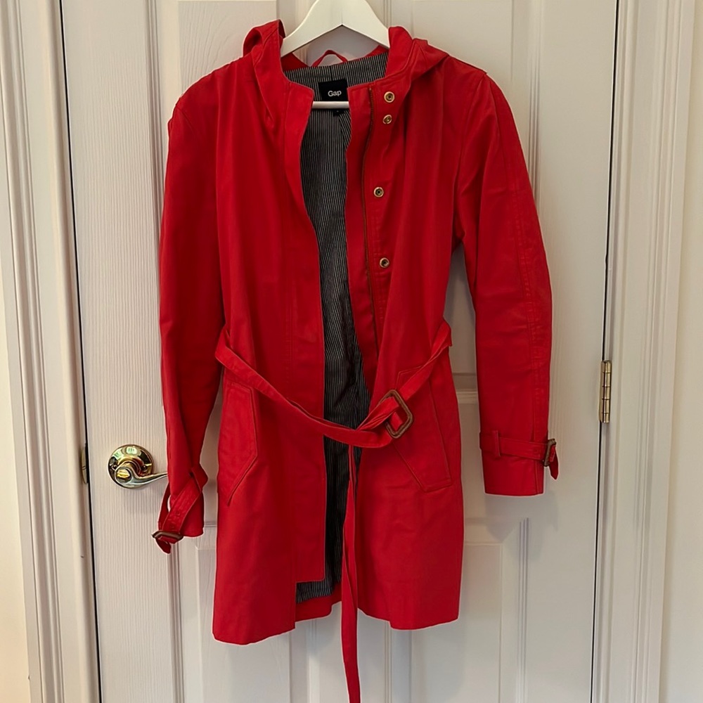 Gap Red Cotton Light weight Jacket